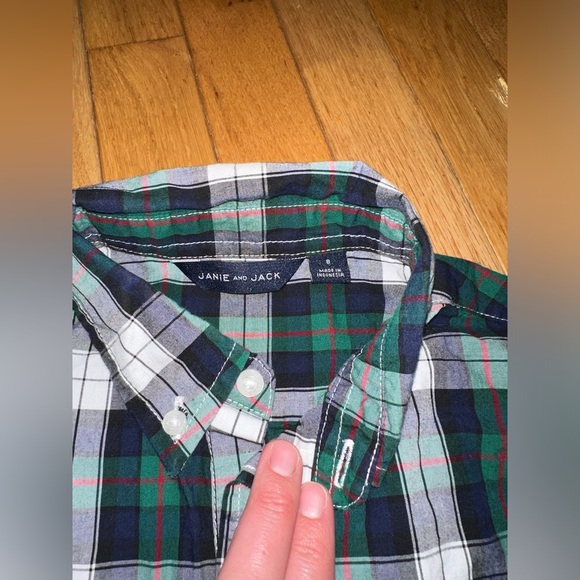 Boys Janie and Jack Button Down Shirt - Picture 2 of 2